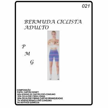 Molde para Bermuda ciclista adulto P M G  N.021  - 12165