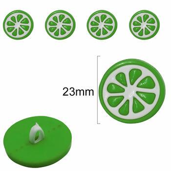Botão Infantil - Verde Limão