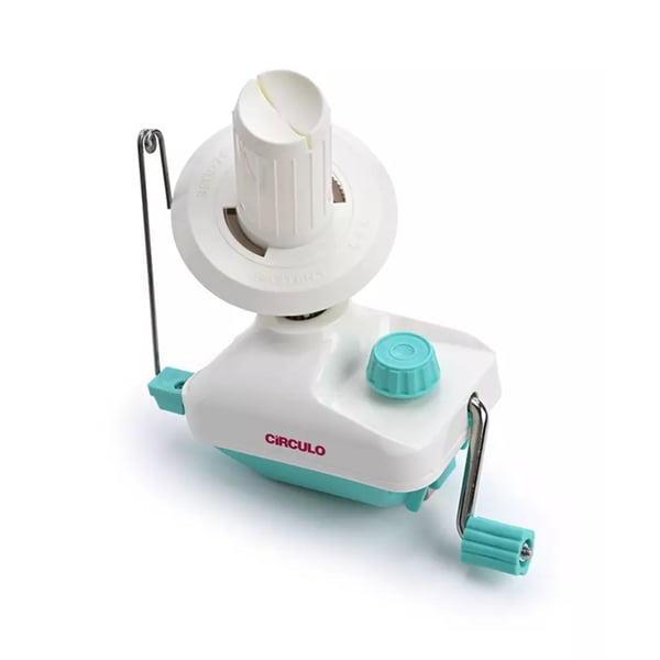 Enrolador de Fio Manual Círculo com manivela e grampo de mesa