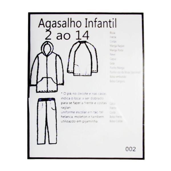 agasalho de moleton infantil