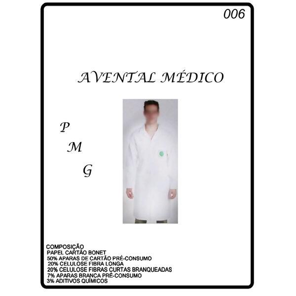 Molde para avental médico P, M e G Nº 006 - 11371 
