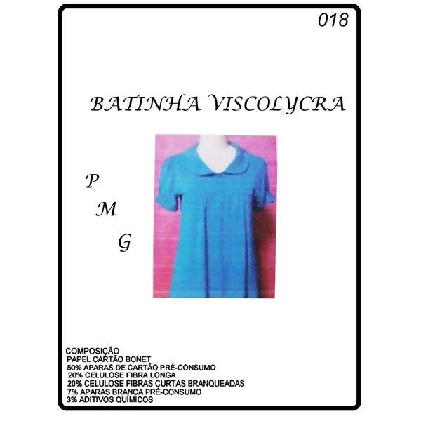 Molde para batinha viscolycra azul tam. P, M e G Nº 018 - 9119 