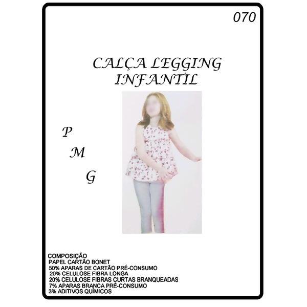 Molde para calça legging infantil tam. P, M e G - 070 - 7968 