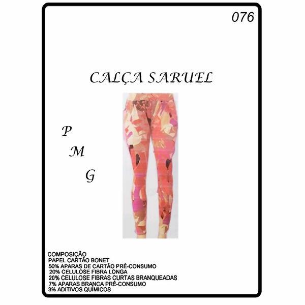 Molde para calça saruel adulto P, M e G Nº 076 - 8532 