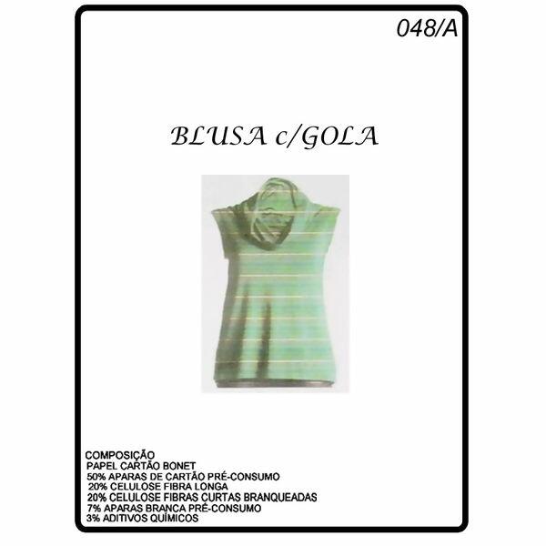 Molde para Blusa c/ gola P M G  N.048-a - 9322 