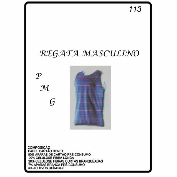 Molde para Regata masc. P M G  Nº 113 - 9111