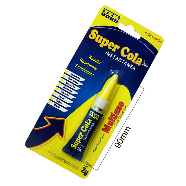 Cola Tekbond adesivo instantaneo 2g