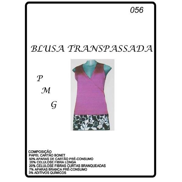 Molde Nº56 Blusa transpassada Tam. P - M - G   -   14569