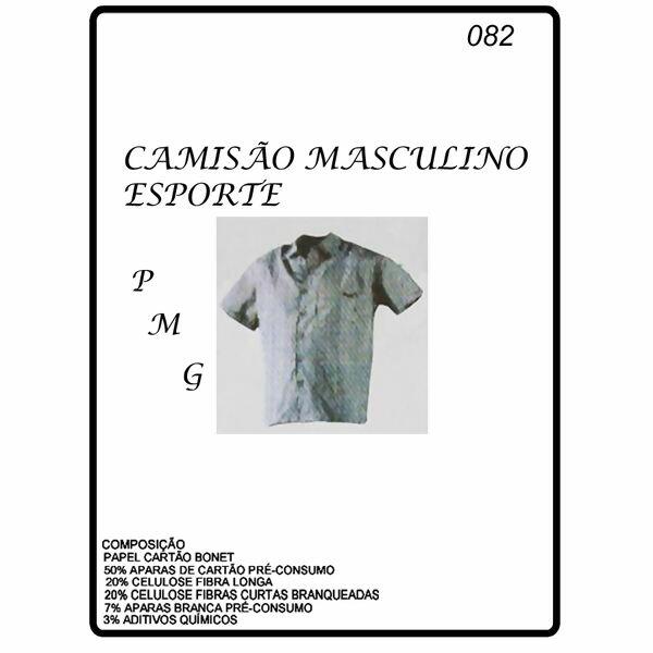 Molde Nº 82 Camisão masculino Tam. P - M - G    - 14686