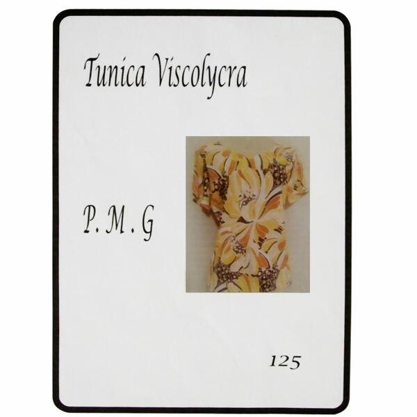 Molde Nº 125 Tunica viscolycra tamanhos P, M e G - 16015