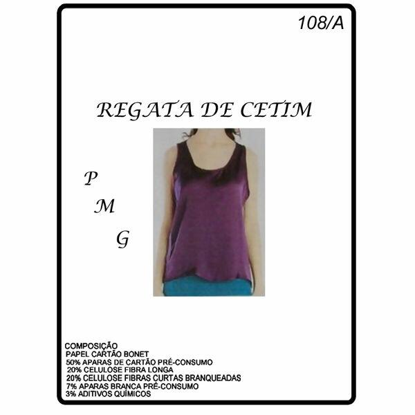 Molde Nº 108/A Regata cetim tamanhos P, M e G  -  16959