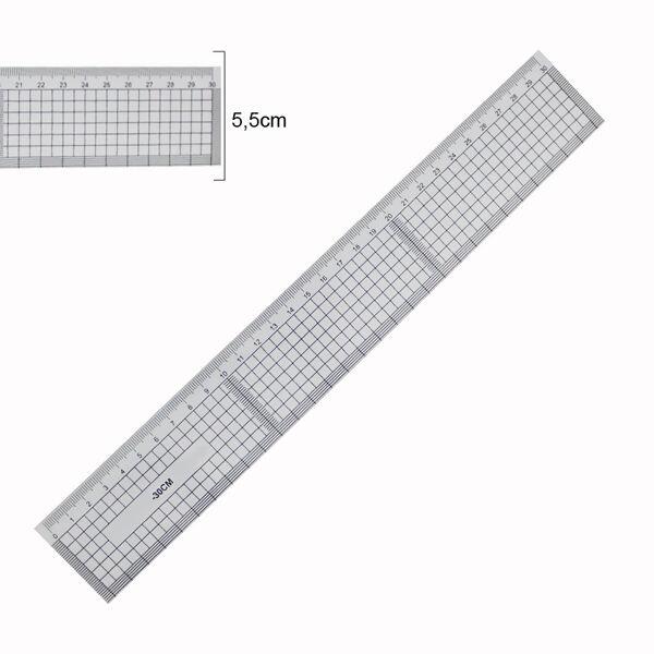 Molde régua quadriculada transp. W-30cm - 20932