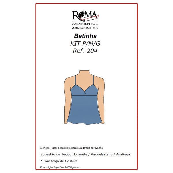 Molde para blusa feminina