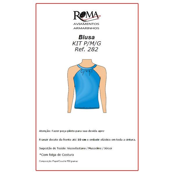 Molde para blusa feminina