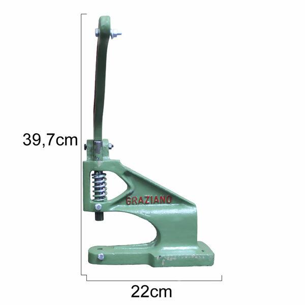 Prensa manual balancim com pedal - N°11 - Graziano - Verde - 33590