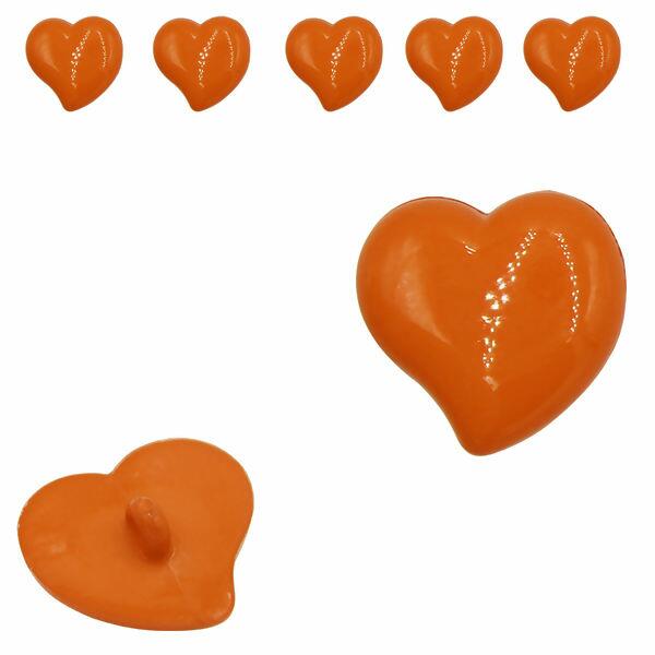 Botão Infantil Coração c/25un - 33937