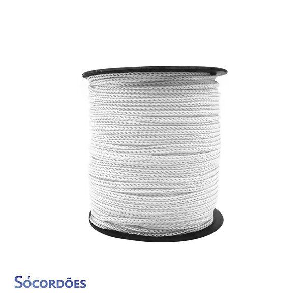 Cordão polipropileno - 3/1 - 3mm x 100m - Branco - Só cordões - 36254