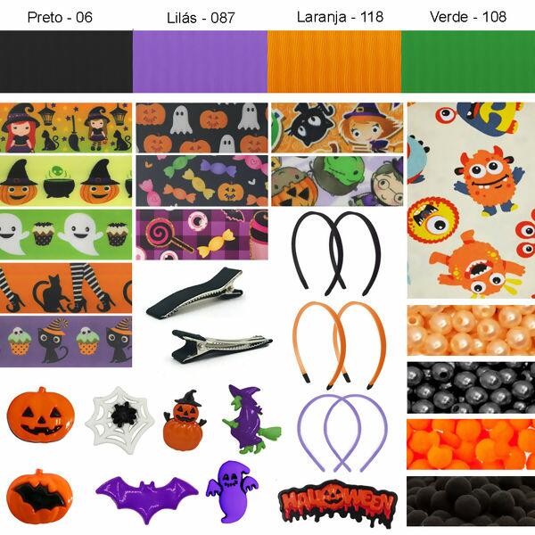 Kit laceira - Halloween -15 Itens - 004589