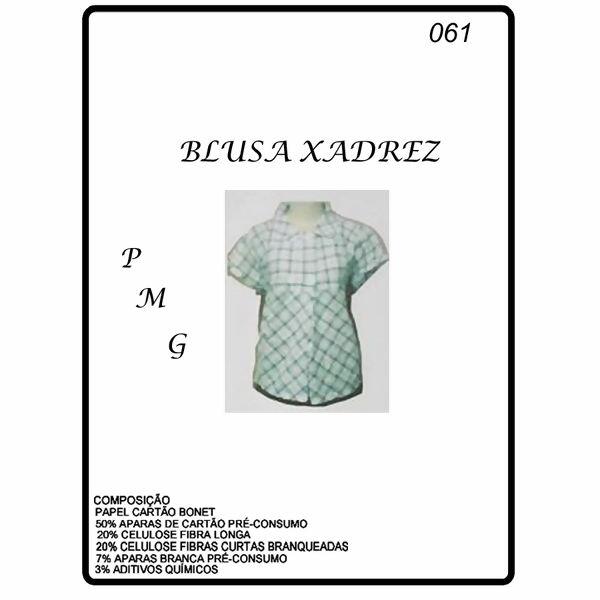 Molde Nº61 Blusa xadrez Tam. P - M - G - 9797