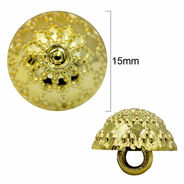 Botão trabalhado com pé