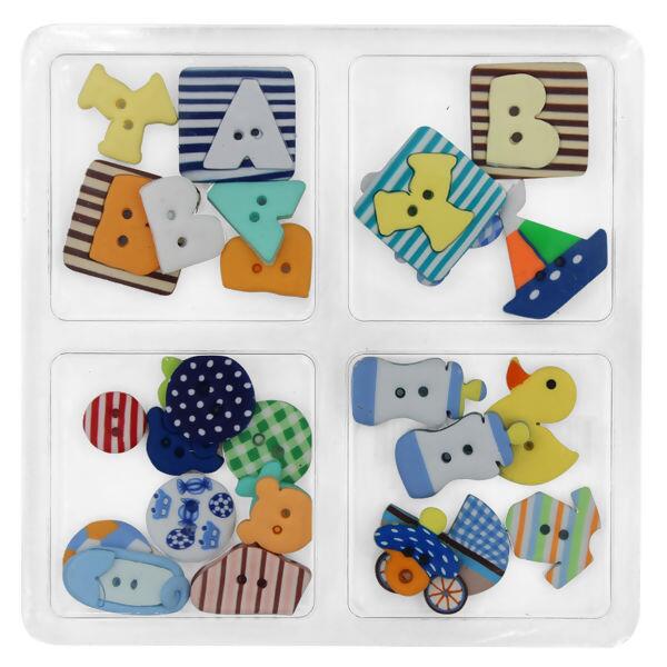 Botões Kit baby menino