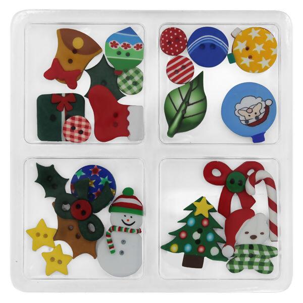 Botões Kit natal