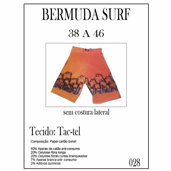 Molde Nº 28  para bermuda surf mod 1 tam. 38 à 46  - 8183