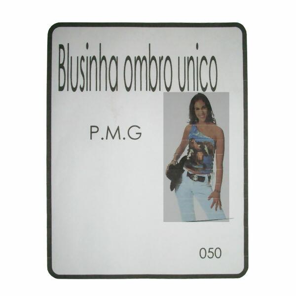 Blusinha ombro único Tam. P - M - G  N.50 - 12867