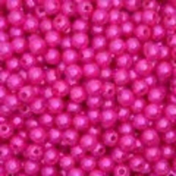 Pérola com furo - c/100 gramas - Pink - RO. 70224
