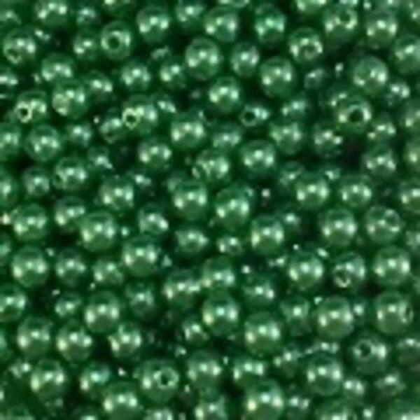 Pérola com furo - c/100 gramas - Verde bandeira - RO. 70224