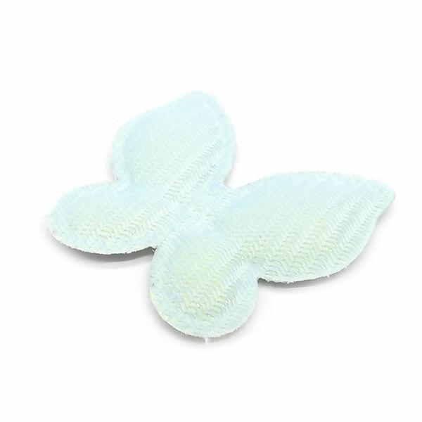 Aplique metalizado - 100 unidades - Borboleta - Prata - RO.150070 - 020524