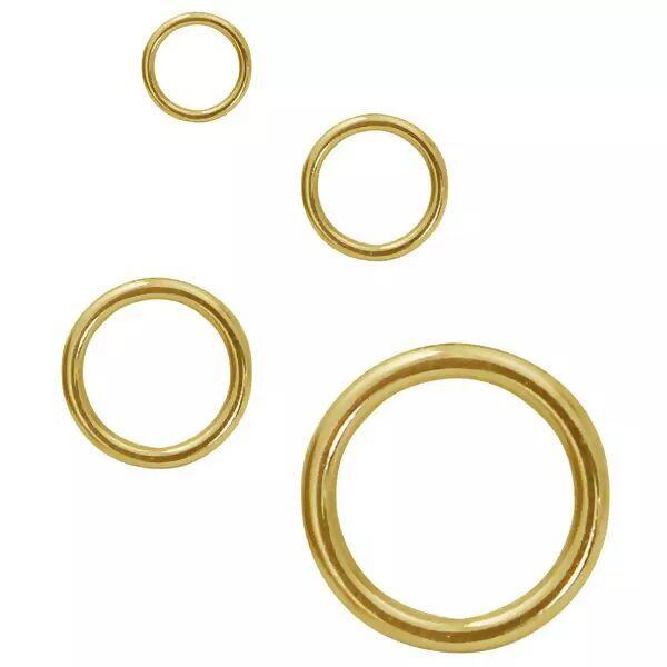 Argola metal - E301 - 100 unidades - Dourado
