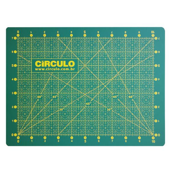 Base de corte - Círculo - A4 - 30 x 22cm - Dupla face - 045114