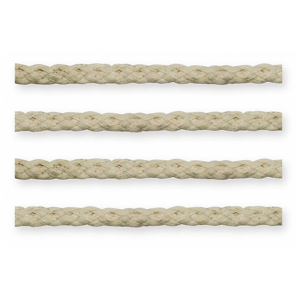 Cordão de Algodão Cru CC10 10mm - Rolo com 20 Metros - 31012