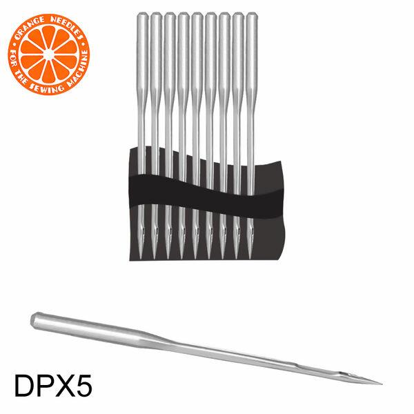 Agulha casear - Orange - 10 unidades - Prata - DPX5