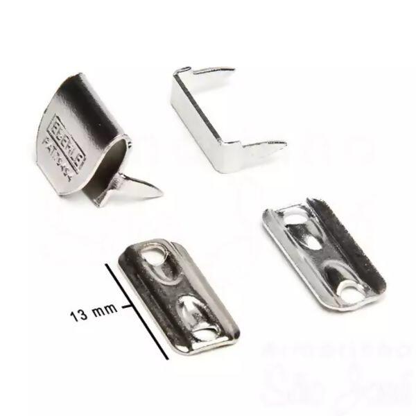Colchete de Gancho pra Calça Eberle - 200 unidades - Níquel 13mm - CC8.885.11