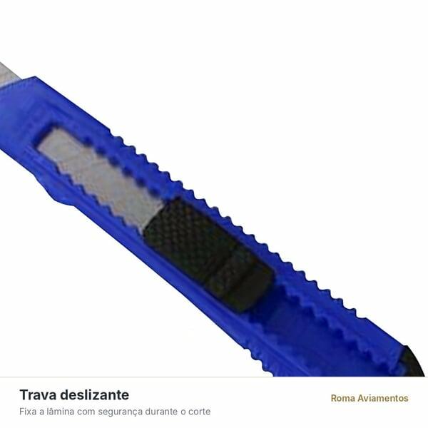 Estilete Profissional 15mm com Trava - detalhe