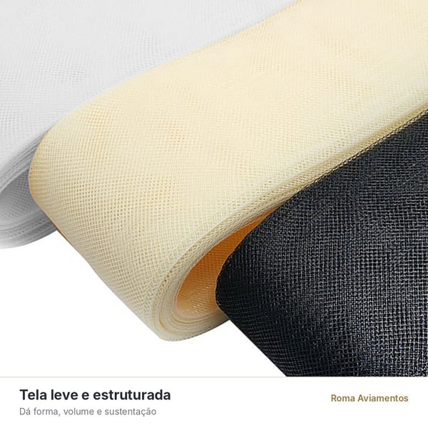 Detalhe da Fita crinol 10cm x 22m