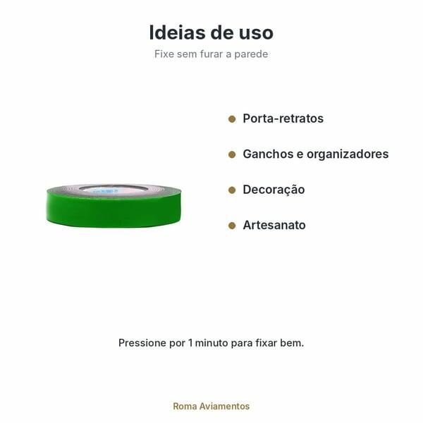 Fita Dupla Face Fixa Tudo Tekbond Uso Interno 12mm x 2m - ideias de uso