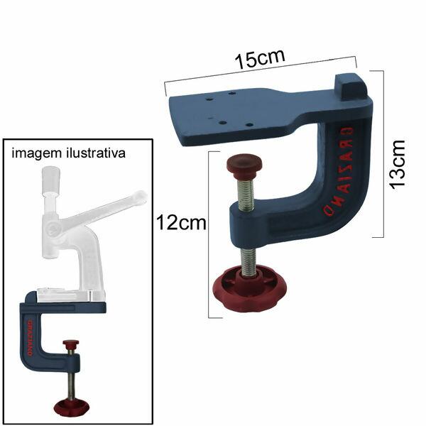 Fixador universal para prensa manual - Graziano - Azul - 34527