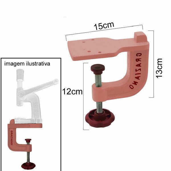 Fixador universal para prensa manual - Graziano - Rosa - 34528
