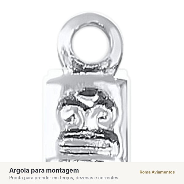 Argola do crucifixo para terço para montagem de terços e correntes