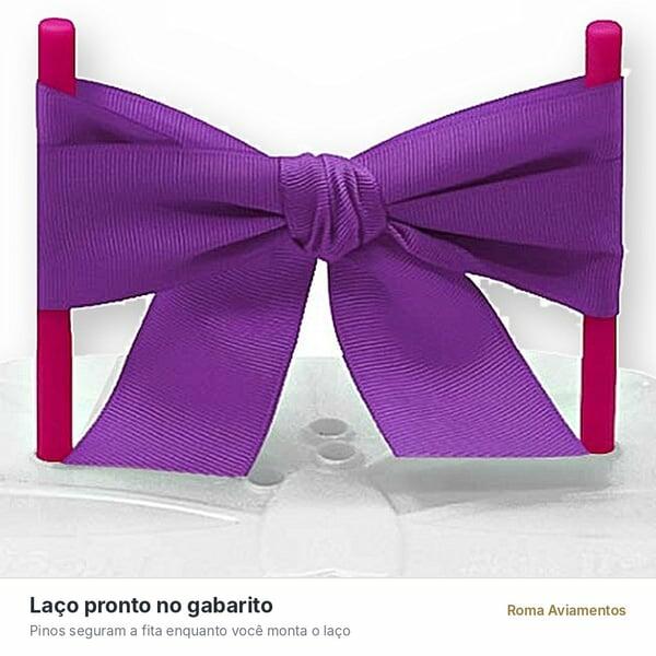 Gabarito para Laço Fácil Progresso - detalhe do laço