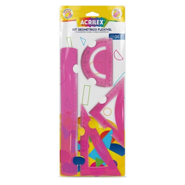 kit-geometrico-flexivel-acrilex-pink