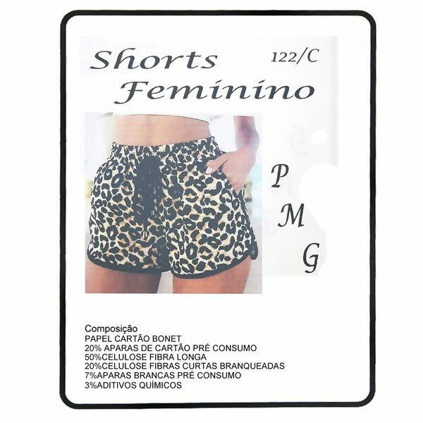Molde Nº122/C shorts feminino - P - M - G  -  35277