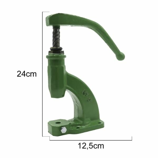 Prensa Manual Balancim N°5 Verde Graziano - Botões, Ilhoses e Rebites - 007530