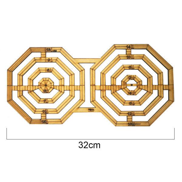 Régua Octogonal - MDF - 35898