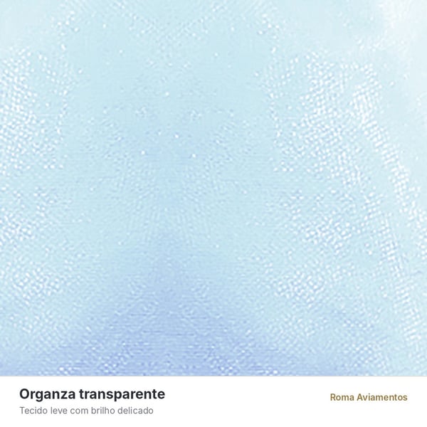 Saco de Organza Azul BB 006 100 unidades - tecido organza