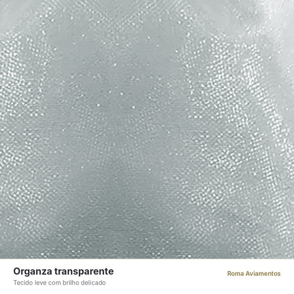 Saco de Organza Prata 100 unidades - tecido organza