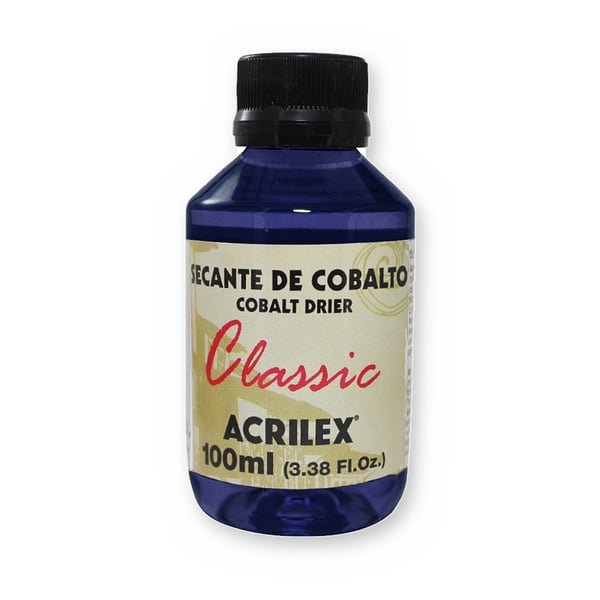 Secante de Cobalto Acrilex Classic 100ml para Tinta a Óleo - 22667